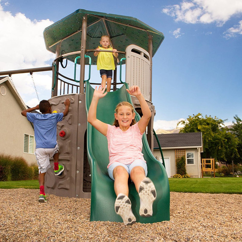 Lifetime Adventure Lifetime Metal Swing Set with 2 Swing(s) , 1 Slide(s